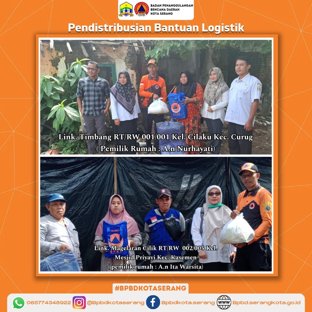 PENDISTRIBUSIAN BANTUAN LOGISTIK
