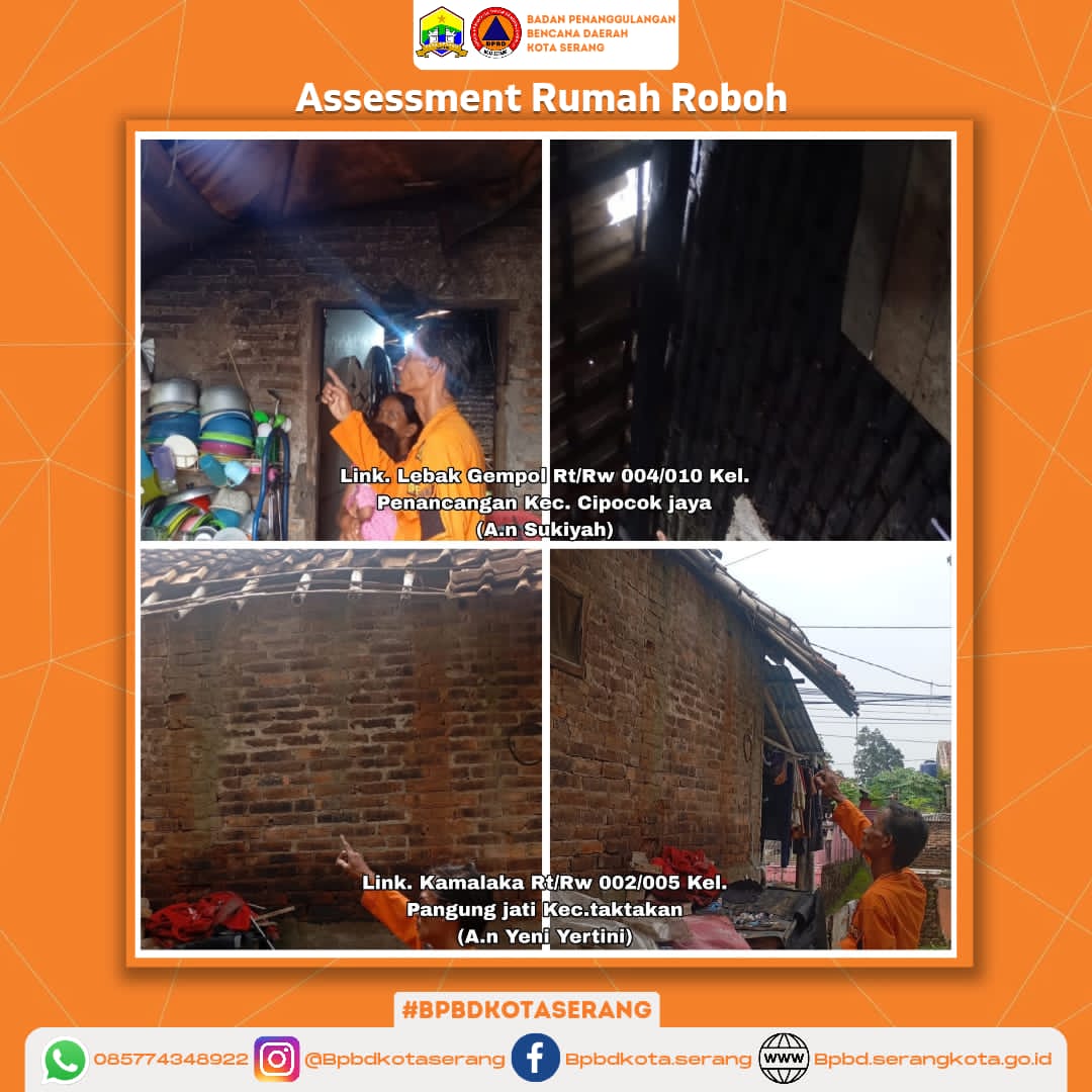 Assesment 2 (Dua) Rumah Roboh Dikarenakan Oleh  Faktor Alam