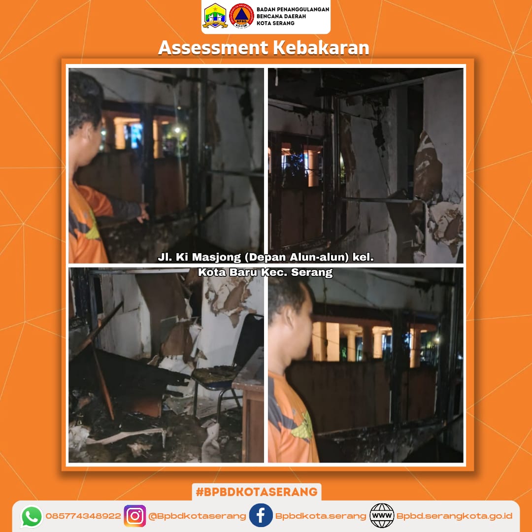 Assesment Kebakaran Kantor Biddokkes Polda Banten