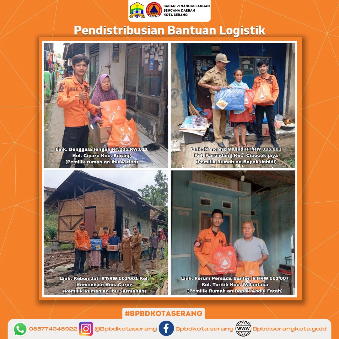 Assessment Pendistribusian Bantuan Logistik Untuk Korban Rumah Roboh
