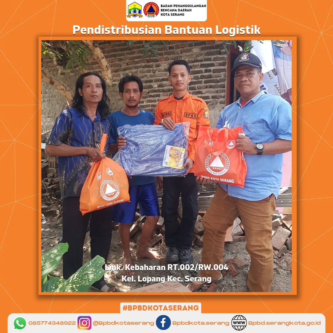 Tim TRC Turun Ke Lokasi Untuk Melakukan Pendistribusian Bantuan Logistik untuk Korban Rumah Roboh