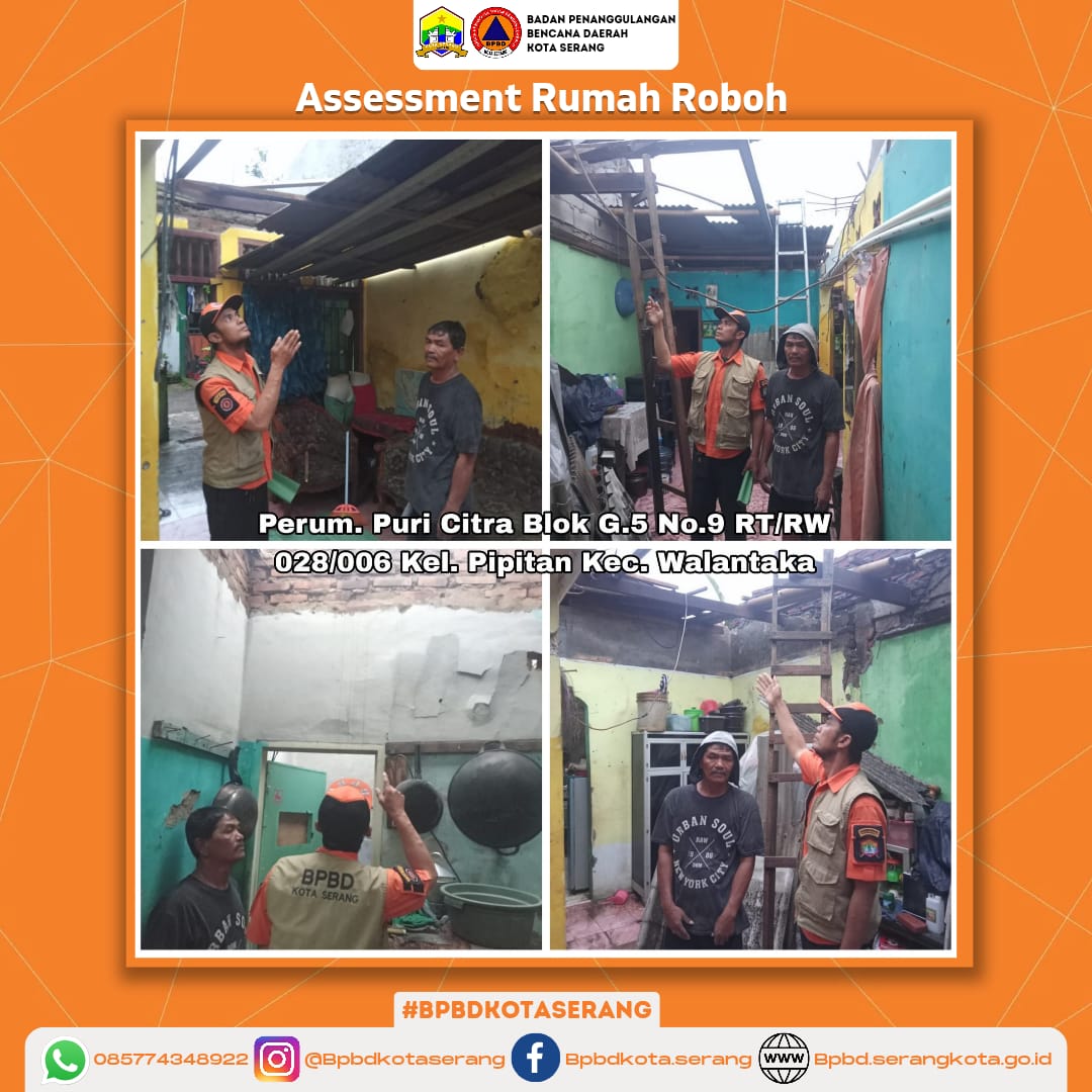 Assessment Rumah Roboh Yang Di Sebabkan Faktor Alam (Hujan Disertai Angin Kencang