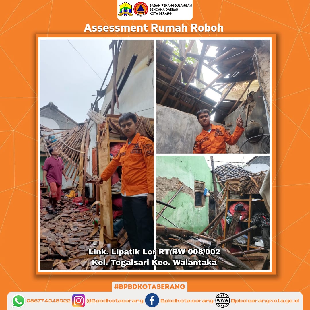 Laporan Assesment Rumah Roboh Di Wilayah Kota Serang
