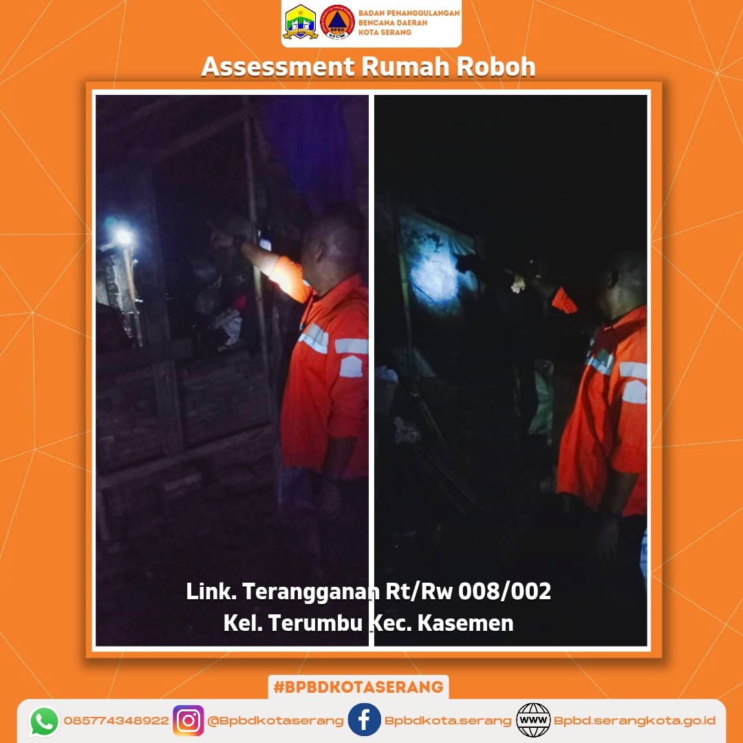 Assessment Rumah Roboh Yang Mengakibatkan Kerusakan Dibagian Dapur