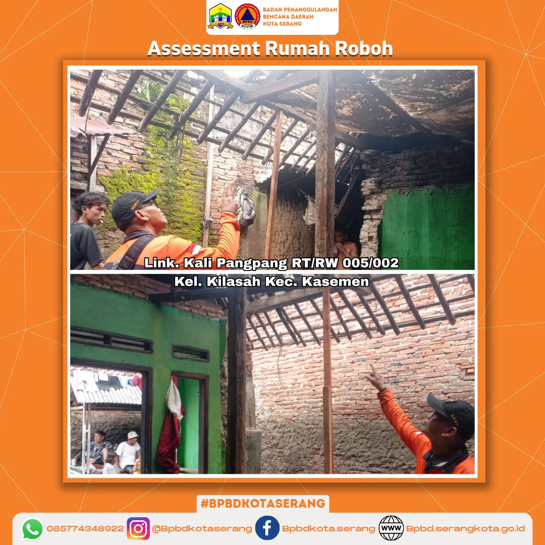Assesment Rumah Roboh Yang Menyebabkan Faktor Non Alam (Bangunan Dari Bata Mentah Yang Terkikis Usia)