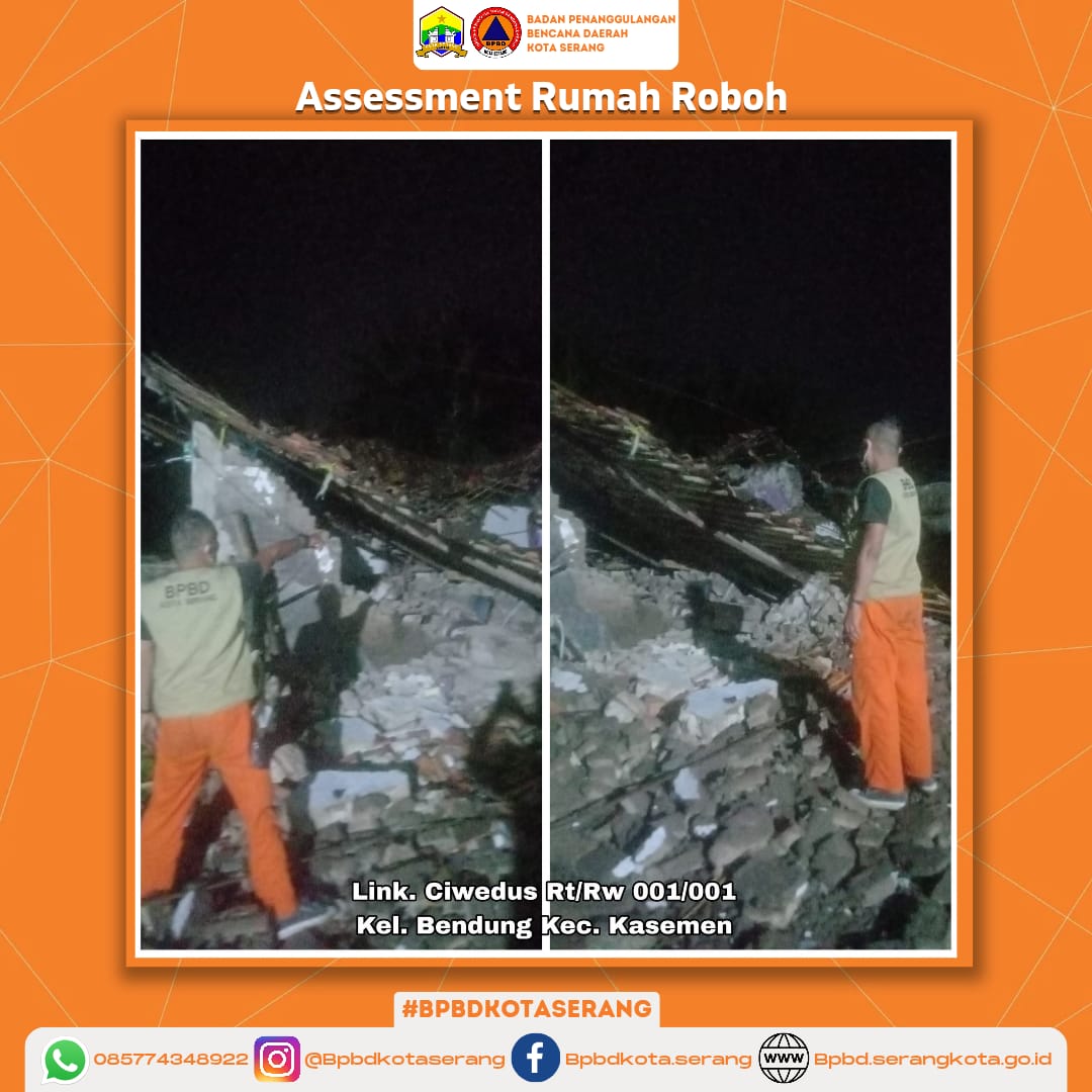 Assesment Rumah Roboh Yang Disebabkan Oleh Faktor Non Alam (Bangunan Dari Bata Mentah)