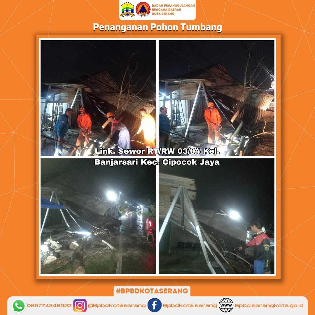 Laporan Penanganan Pohon Tumbang Di Wilayah Kec. Cipocok Jaya