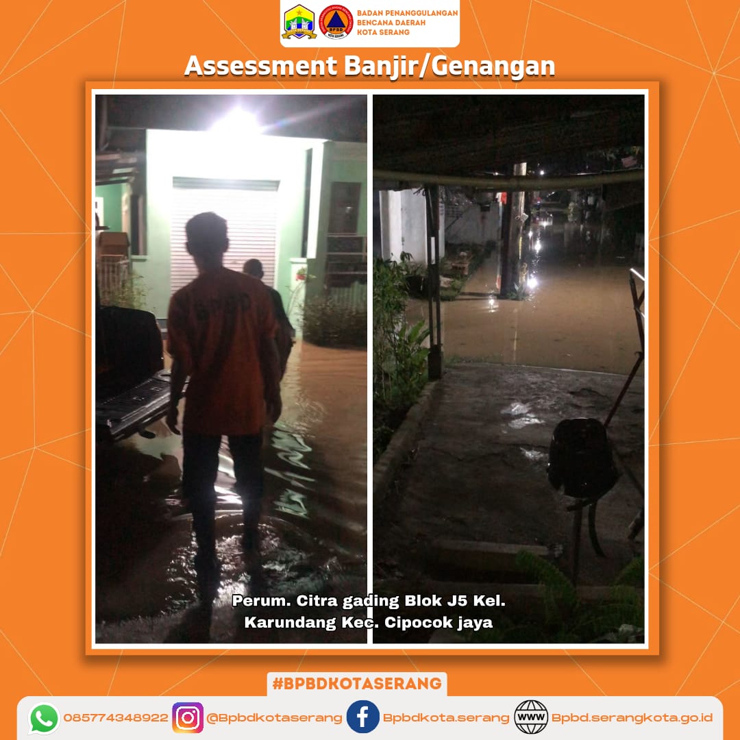 INFO KEJADIAN BENCANA BANJIR GENANGAN ‎ JUM'AT, 01 MEI 2026 