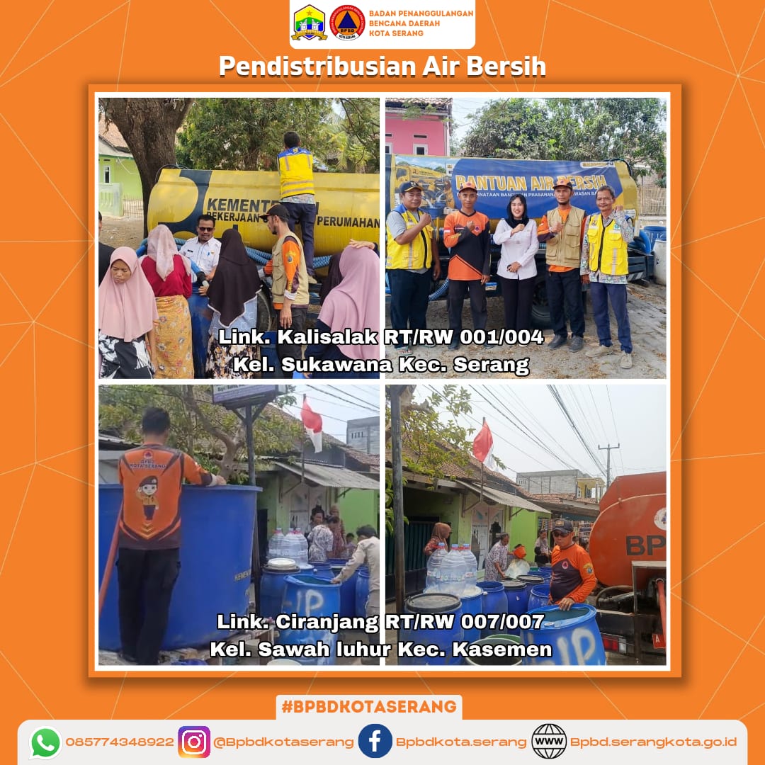 Pendistribusian Air Bersih (Krisis Air Bersih) Di Wilayah Kec Serang dan Kec Kasemen