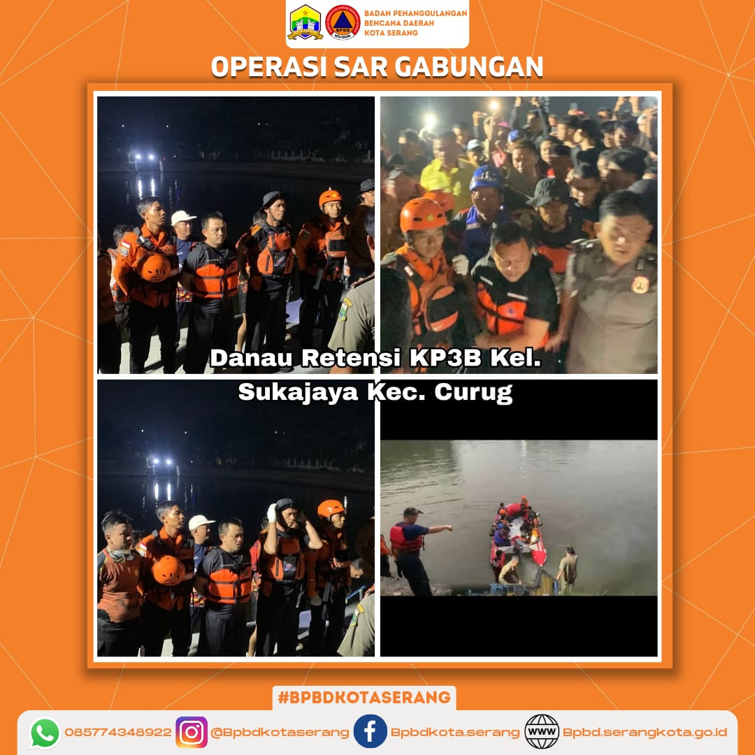 UPDATE INFO OPERASI SAR GABUNGAN 1 1 ORANG TENGGELAM DI DANAU RETENSI KP3B ‎SELASA, 20 OKTOBER 2026 ‎